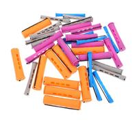 ibasenice 40pcs Heatless Plastic Hair Rollers for Women with Self-grip Feature and Bangs Perfection Flexible Curling Rods for Parties and Travel Modern Style Hair Curlers
