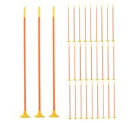 ibasenice 40PCS Large Suction Cup Replacement Arrows for Archery Soft Plastic Tips for Safe Indoor Outdoor Target Practice for Beginners Skill Training and Family Fun