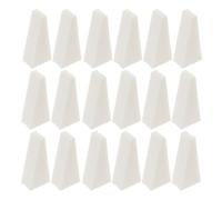 ibasenice 40pcs Mini Makeup Sponges Triangular Soft Foam Wedges Lightweight and Compact Cosmetic Foundation Applicators the Go Touchups and Nail Art