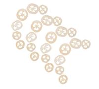 ibasenice 40pcs Natural Loofah Slices Pet Chewing for Rabbits Hamsters Guinea Pigs Small Animal Mouth Care Dental Bunny Treats for Teeth Cleaning and Boredom Relief