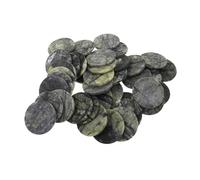 ibasenice 40pcs Natural Skip Stones for Outdoor Water Games Authentic Flat Rocks for Skipping Lakes Beaches Ponds Stones for Competitive Group Play Backyard Fun