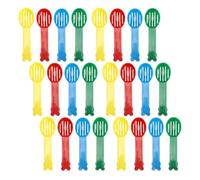 ibasenice 40pcs Plastic Small Animal Litter Scoop Efficient Sifting Design and Ergonomic Handle for Cage Cleaning and Small Animal Bedding Use