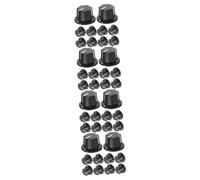 ibasenice 40pcs Potentiometer Knobs Volume Caps Professional Potentiometer Control Knobs for Guitar Tone and Machine Volume Control Plug Adapter Accessory