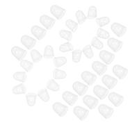 ibasenice 40pcs Silicone Finger Sleeves for Guitar Players Finger Guards Comfortable Material