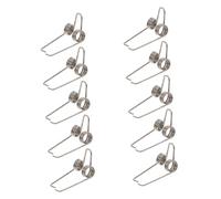 ibasenice 40pcs Silver Snarling Trumpet Watergate Key Drain Springs Easy Install Trumpet Accessories