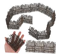 ibasenice 40pcs Toy Farm Fences Barn Fence Model Corral Fencing Panel Accessories Pvc Fencing Toys Boys and Girls Farm Building Kit