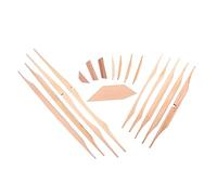 ibasenice 41 Inch Spruce Brace Wood Set 17pcs for Acoustic Guitar Luthier DIY Parts Internal Structure GS306