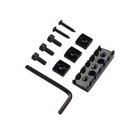 ibasenice 42mm Zinc Alloy Guitar String Lock Nut for Electric Guitar Black Easy to Install with Hex Wrench Tuning Stability Includes Mounting Screw for Enhanced Performance
