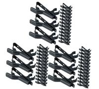 ibasenice 45pcs Microphone Clamp Mic Holders Reliable Clamp for Studio Accessories Portable Mic Stand for Camera Clip for Music Recording