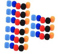 ibasenice 45pcs Microphone Covers Mic Covers Microphone Protectors for Recording Studio Live Performance Home Studio Use Protects from Dust and Damage Random Color