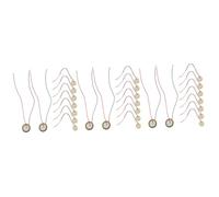 ibasenice 45pcs Pickup Disc Elements for Guitar and Drums Enhanced Sound Trigger Sensor for Acoustic Instruments Wire