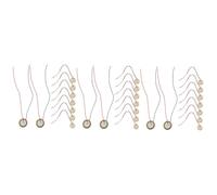 ibasenice 45pcs Piezo Discs for Acoustic Instruments Durable Pickup Transducers Wire Easy to Install Guitar Parts Enhance Sound Quality for Guitars and More