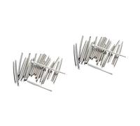 ibasenice 48pcs Metal Fret Wire for Electric Bass Guitar Guitar Repair Parts Corrosion Resistant for Projects Builds Silver
