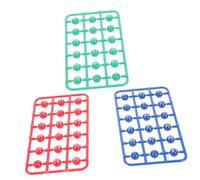 ibasenice 49pcs Colored Raffle Balls for Bingo Games Portable Party Lottery Balls Fall-resistant with Bright Colors and Clear Numbers for Holiday Raffles and Game Machines