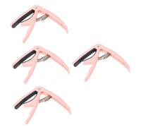 ibasenice 4pcs Acoustic Guitar Capo Capo for Acoustic Classical Guitar Ukulele Clamp Easy to Use and Adjust