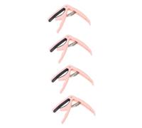 ibasenice 4pcs Acoustic Guitar Capo Electric Guitar Capo Spring Loaded Clamp for Easy Tuning and Chord Changes