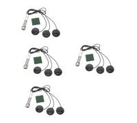 ibasenice 4pcs Acoustic Guitar Pickup Bass Banjo Pickup Transducer Musical Instrument Accessory Easy Installation Enhanced Sound Projection