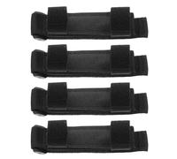 ibasenice 4pcs Adaptive Eating Aid Straps for Elderly and Disabled Nylon Adjustable Universal Cuff for Spoon and Fork with Non-slip Support, Tremor Eating Aid for Daily Living