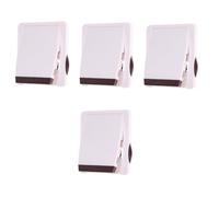 ibasenice 4pcs Adhesive Window Lock Safety Sliding Door Lock for Childproofing Easy Install No Drilling from Accidental Openings for Windows Cabinets