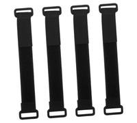 ibasenice 4pcs Adjustable Dash Cam Mounting Strap with Buckle for Rear View Mirror Fit Car Camera Bracket Quick Installation No Tools Needed Vehicle Recorder Holder