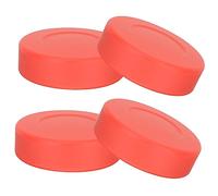 ibasenice 4pcs Adjustable Hardness Ice Hockey Pucks Training Accessory for Accurate Shots and Quick Passing Suitable for Indoor and Outdoor Practice High Resilience and Durable Design