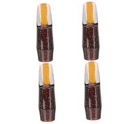 ibasenice 4pcs Alto Saxophone Replacement Mouthpiece Design Shimmering Essential Accessory for Beginner and Sax Players High Sound