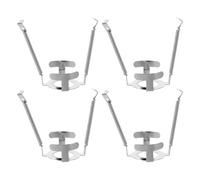 ibasenice 4pcs Amplifier Vacuum Tube Clip, Anti-Vibration Spring Loaded | Audio Tube Fastener, Fixation Clamp, Prevents Shaking, Supports Vacuum Tube Stability,Fits KT66,KT88,6550,5Z3P,100,