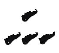 ibasenice 4pcs Anti-scratch Guitar Pick Guard Protector for Acoustic Electric Guitars Easy Installation Unique Creative Patterns for Decoration