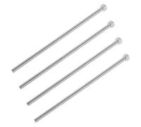 ibasenice 4pcs Bike Handlebar Riser Screws Long Threaded Bolts for Mountain Bike Stem Extender Replacement Hardware for Secure Handlebar Extension and Enhanced Riding Control