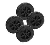 ibasenice 4pcs Blow Molded Grill Cart Wheels Replacement for Bbq Grills Directional Casters for Outdoor Terrain Stable and Wear Resistant Rollers for Easy Transport