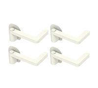 ibasenice 4pcs Boy Girl Safety Lock Fridge and Cabinet Locks for Proofing Easy to Install Drawer and Freezer Protect Little Hands from Accidents