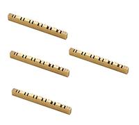 ibasenice 4pcs Brass Replacement Nut for String Guitar Upper String Nut Accessory Easy Installation Smooth for Musicians