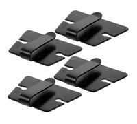 ibasenice 4pcs Car Hand Microphone Holder Clips Plastic Mic Hook for Vehicle Radio Ic-2720h Ic-2820ht M241 Dr635 Compatible, Secure Hanging Clip for Mobile Communication Accessories