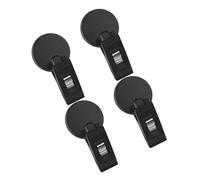 ibasenice 4pcs Car Ticket Holder Clips, Adhesive Pvc Dash Mount Organisers