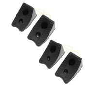 ibasenice 4pcs Car Wheel Chocks Anti-slip Rubber Tire Blocks with Handle Portable Vehicle Safety Stopper for Trailer Camper Caravan High Temperature Resistant and Corrosion