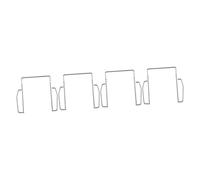 ibasenice 4pcs Clip Microphone for Stage Lavalier Microphone Belt Clip Replacement Belt for Mic Mic