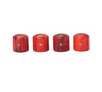 ibasenice 4pcs Control Knobs for Electric Guitar and Bass Wrench Flowering Design for Easy Replacement and Compatibility Import and Split Shaft Pots