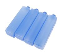 ibasenice 4pcs Cooler Ice Packs Ice Blocks Blue Pe Rubber Easy to Store Easy to Carry Simple Shape for Transportation and Restaurant Use