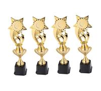 ibasenice 4pcs Creative Pentacle Trophy for Sports Reward Trophy for Competitions Parties Talent Shows Height Party Favor for Boys