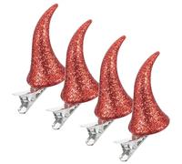 ibasenice 4pcs Devil Horn Hairpin Halloween Hair Clips Plastic Iron Easy to Put and Take off Festive Costume Accessories for Themed Parties