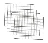 ibasenice 4Pcs Dog Fence Panels DIY Iron Mesh Sheets for Pet Crate Divider Lightweight and Durable Indoor Outdoor Use Easy Assembly Versatile Protective Fencing for Dogs and Pets