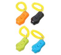 ibasenice 4pcs Dog Training Clickers with Wrist Strap, Multi-color Pet Training Device for Puppy and Cat Behavior Correction, Portable Animal Clicker for Obedience and Trick Teaching