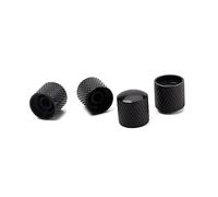 ibasenice 4pcs Dome Knob Metal Guitar Bass Replacement Dome Knob for Guitar Volume Control Jazz Bass Use