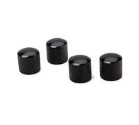 ibasenice 4pcs Dome Knob Metal Guitar Knobs Dome for Guitar Control for Replacement Suitable for Fender Part Bass Black Control Replacement