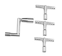 ibasenice 4pcs Drum Keys Unloading Drum Key Wrench Fast Loading Tuning for Hand T-type and Z-type Essential Accessory