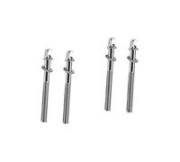 ibasenice 4pcs Drum Lug Mounting Screws Metal Tension Screws Replacement for Stripped Rods Snare Drum Part