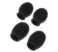ibasenice 4pcs Drumstick Covers Drumstick Practice Tips Drum Stick Protectors Sound Dampening 5A