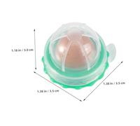 ibasenice 4pcs Edible Catnip Lickable Wall Treats Kitten Snacks with Transparent Cover for Oral Health Training Rewards Nutritional Candy Balls for Cats
