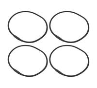 ibasenice 4pcs Elastic Replacement Bands for Microphone Shock Mount, Universal Rubber Shock Absorber Bands for Recording Mic Holder Clamp, Black Elastic Accessories for Studio Microphones