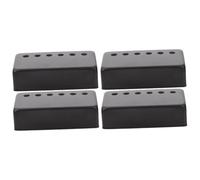 ibasenice 4pcs Electric Guitar Pickup Protective Cover Metal Shell Seymour Pickups